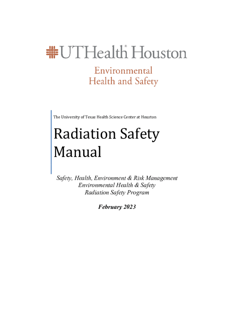 Fillable Online Radiation Safety Training Radiation Safety Safety