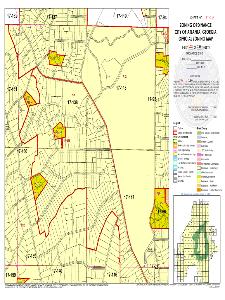 Fillable Online Zoning Ordinance City of Atlanta, Official