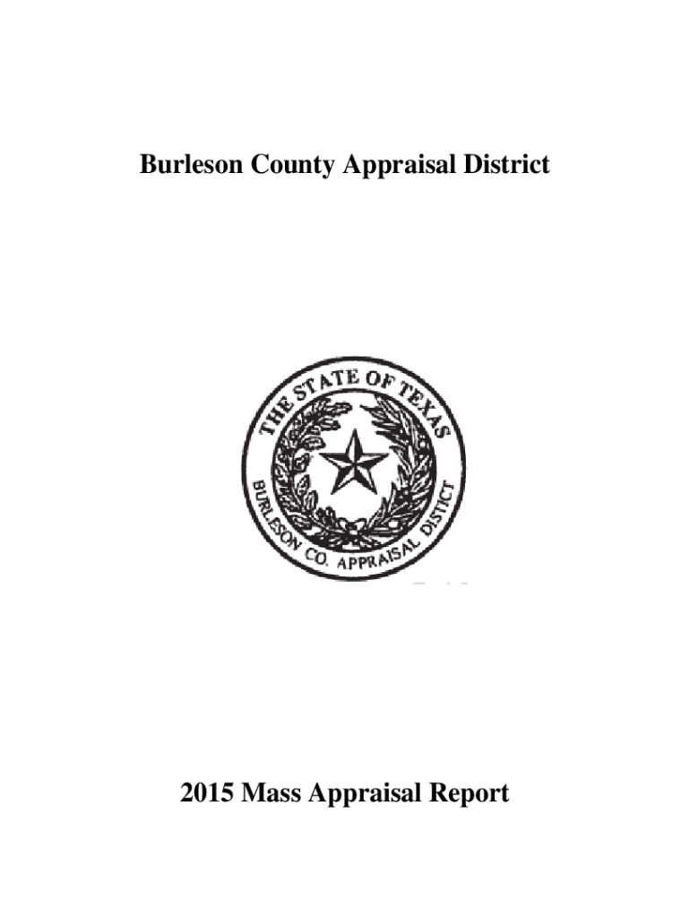Fillable Online Property Taxes Burleson County, Texas Fax Email Print