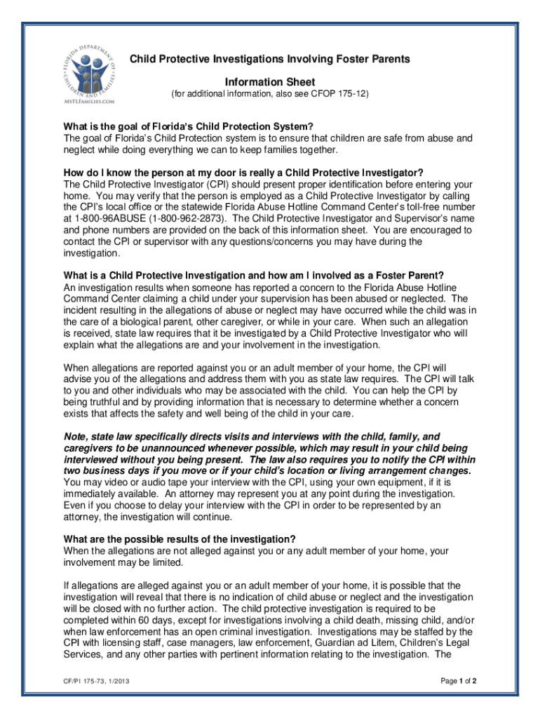Fillable Online How The Child Welfare System Works Fact Sheet Fax 