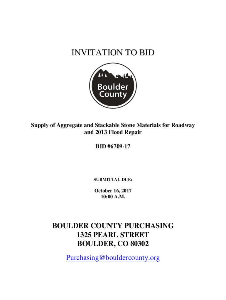 Fillable Online BID Template Fax Email Print - pdfFiller