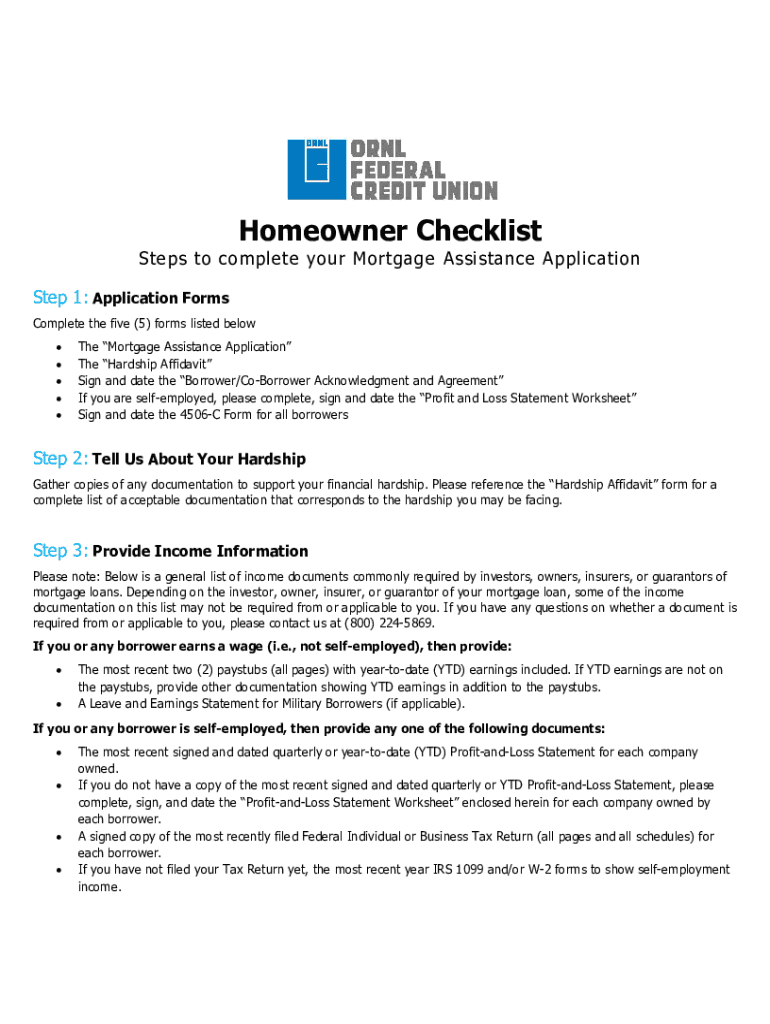 Fillable Online Homeowner Request for Assistance Fax Email Print