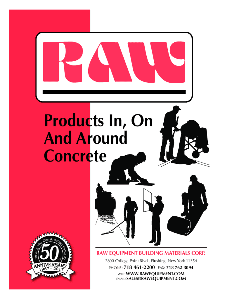 Fillable Online RAW Equipment Building Materials CorpNew York NY Fax Email Print pdfFiller