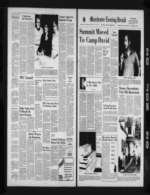 Fillable Online Manchester ObituariesLocal Obits for Manchester, CT Fax