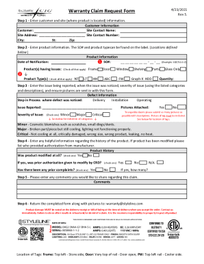 Warranty-Claim-Form