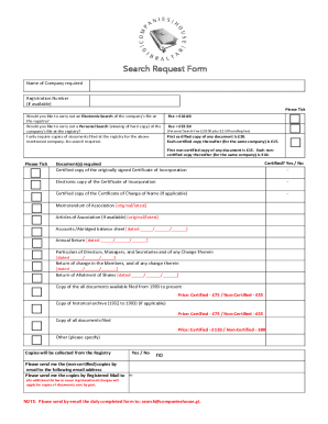 Fillable Online WORD - Search Request Form Jan 22.docx Fax Email Print ...