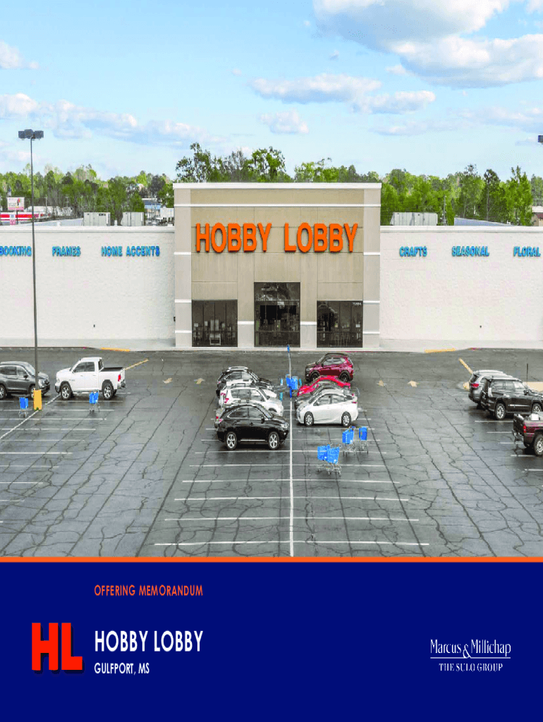 Fillable Online HOBBY LOBBY Fax Email Print pdfFiller