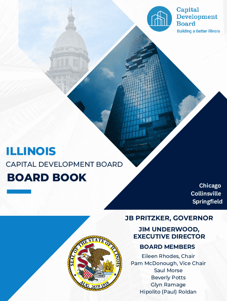 Fillable Online Board Book Illinois Capital Development Board Fax