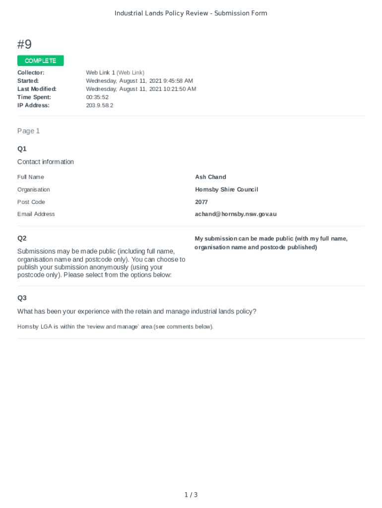 Form preview