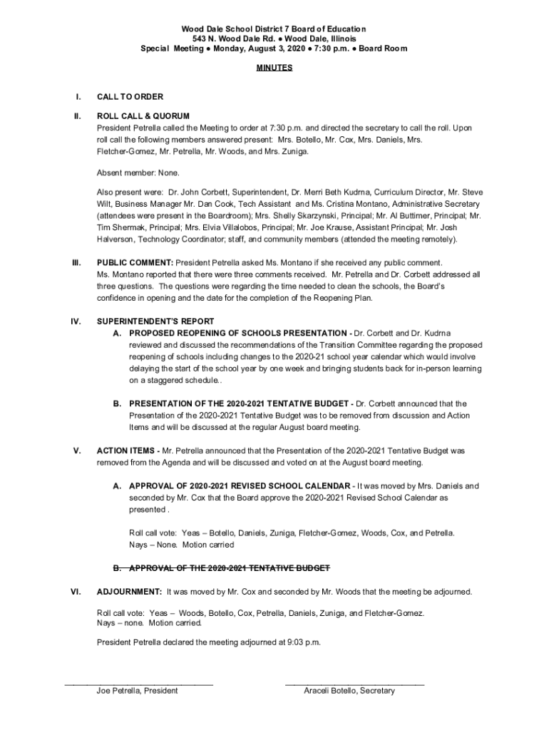 Fillable Online Wood Dale Community Newsletter July/August 2020 Fax