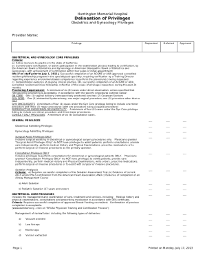 OB/GYN CLINICAL SERVICE RULES AND REGULATIONS ... Doc Template | pdfFiller
