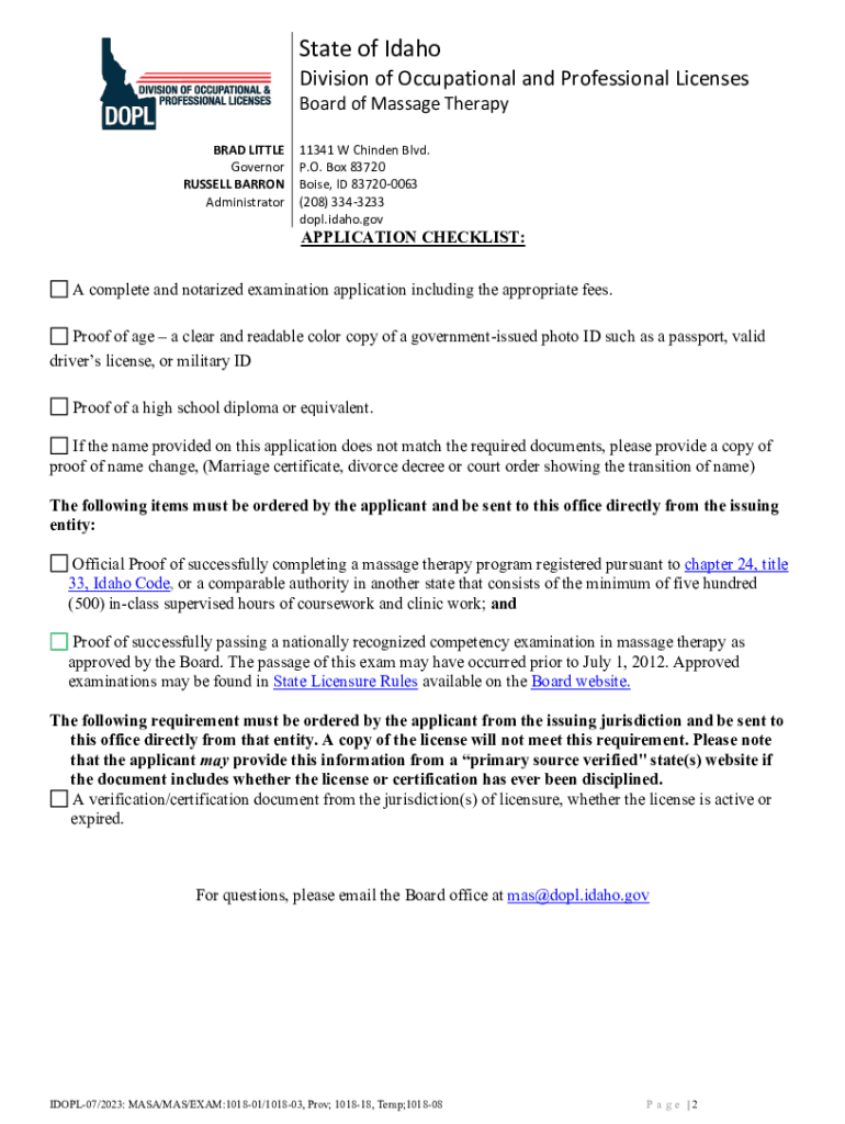 Fillable Online State of Idaho - Idaho.gov Fax Email Print - pdfFiller