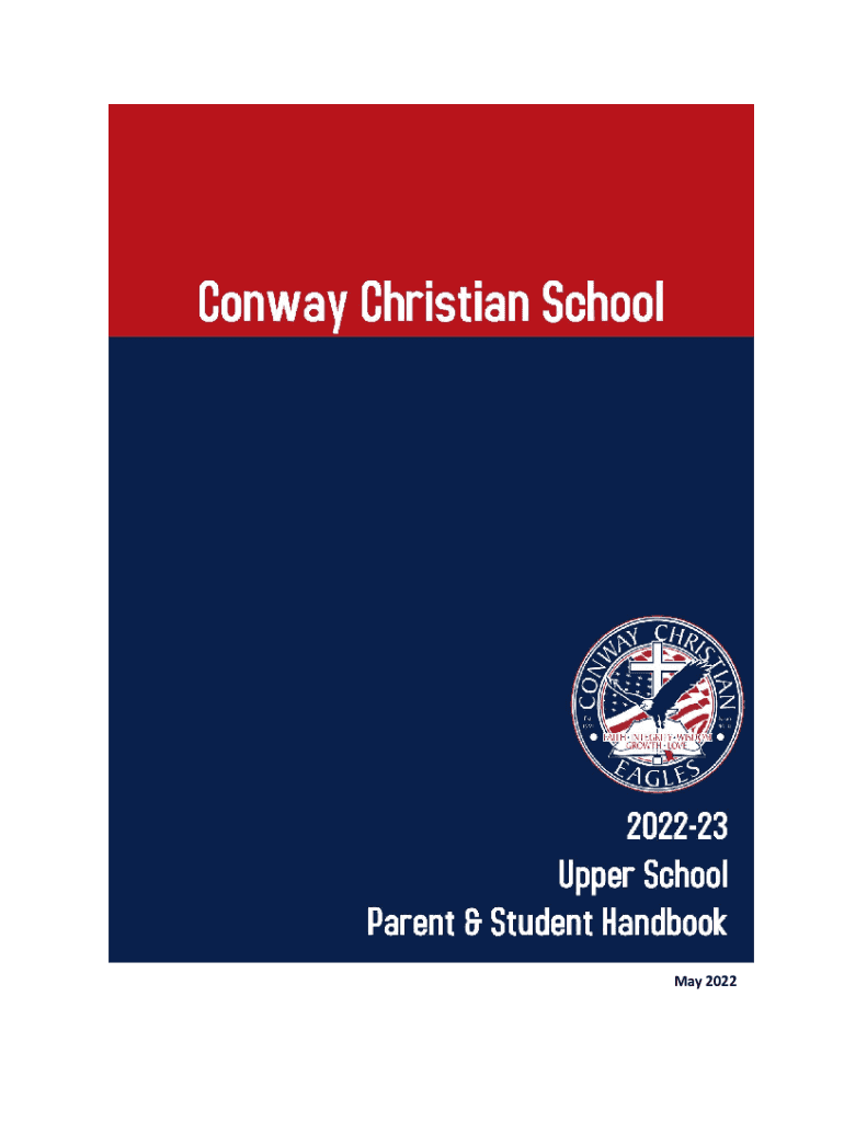 Fillable Online 202223 Upper School Parent & Student Handbook Revised