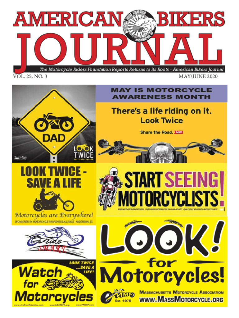 Fillable Online motorcycleridersfoundation wildapricot May is