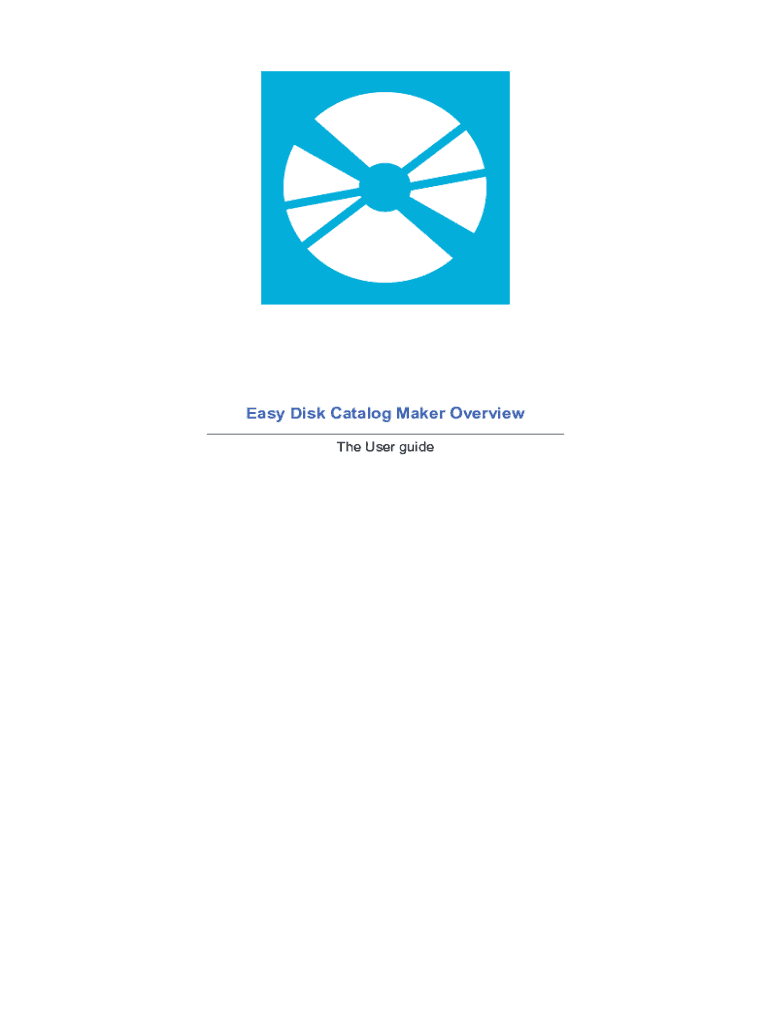 Fillable Online Easy Disk Catalog Maker for Windows Download it from