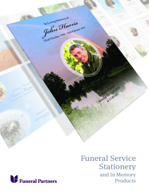 Funeral and Memorial Card Printing Services
