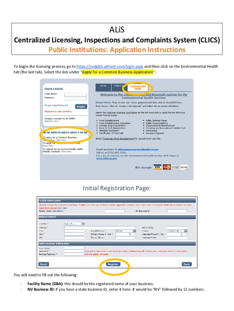 Fillable Online Medical Lab Personnel Licensing DPBH State of