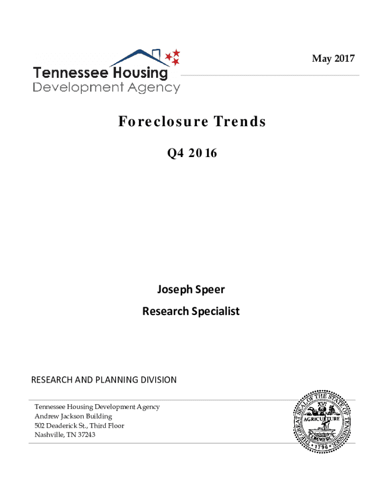 Fillable Online Tennessee Housing Development Agency Notice of Public Fax Email Print