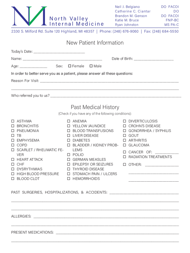 Dr Brandon Genson, DOHighland, MIInternal Medicine Preview on Page 1