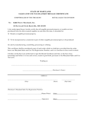 Fillable Online Maryland Sales And Use Tax Resale Certificate Fax Email Fillable Online Maryland Sales And Use Tax Resale Certificate Fax Email