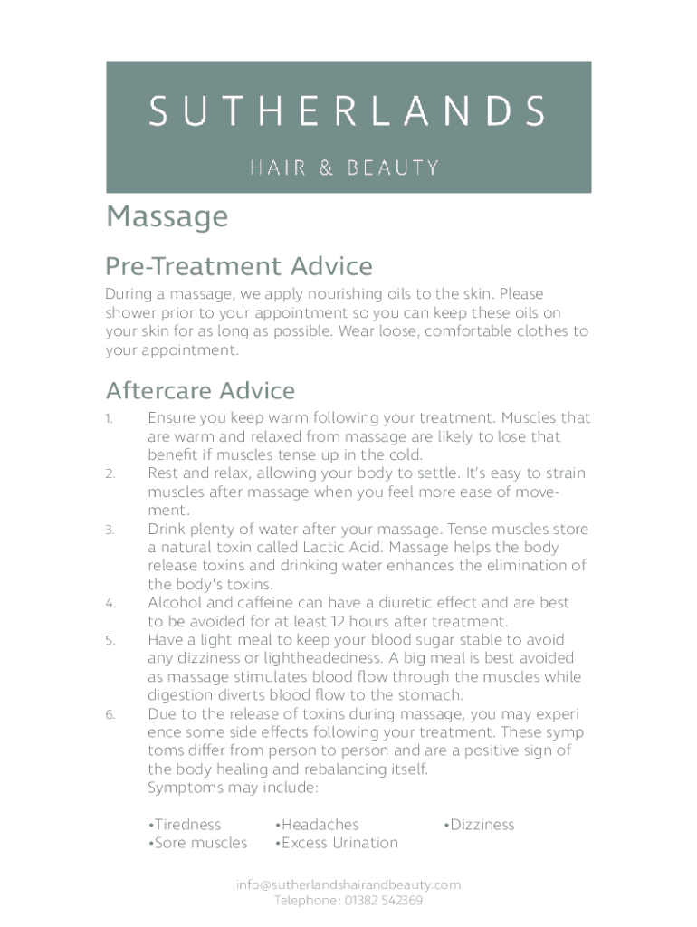 Fillable Online Henna Brows aftercare form Fax Email Print pdfFiller