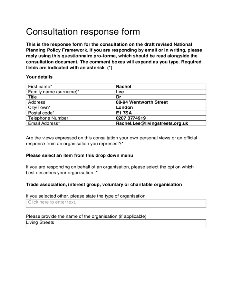 Form preview