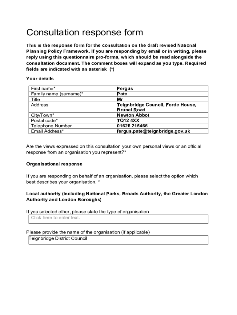 Form preview