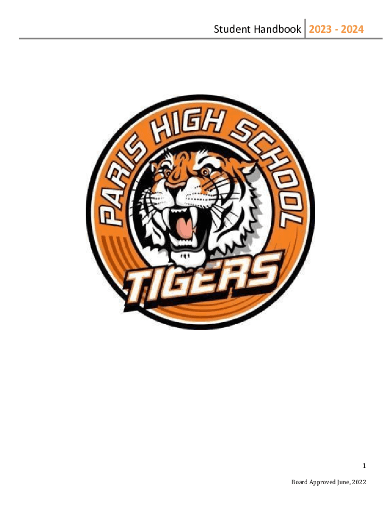 Fillable Online Key Handbook Updates for the 20232024 School Year Fax