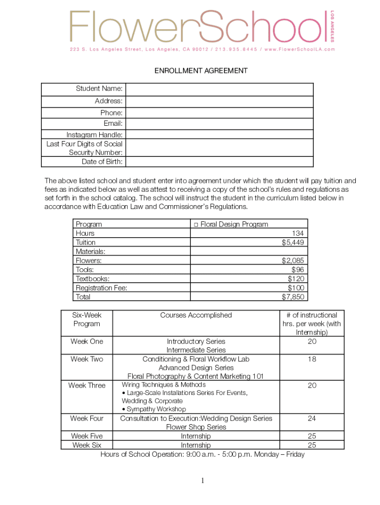 Fillable Online Housing Contracts FSU Housing Florida State