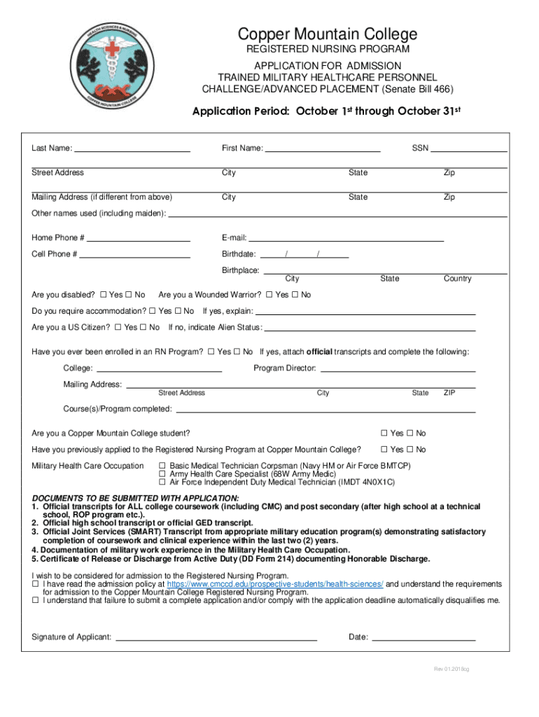 Fillable Online RN Program Instructions FAQs Fax Email Print - pdfFiller