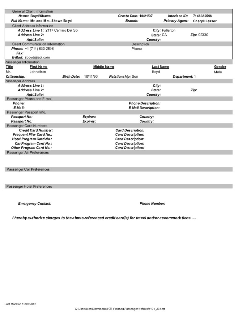 Form preview