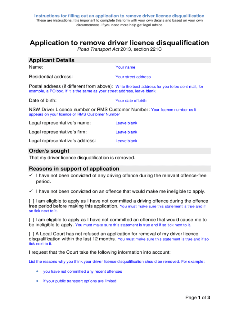 Fillable Online Reinstate your driver's license Fax Email Print pdfFiller