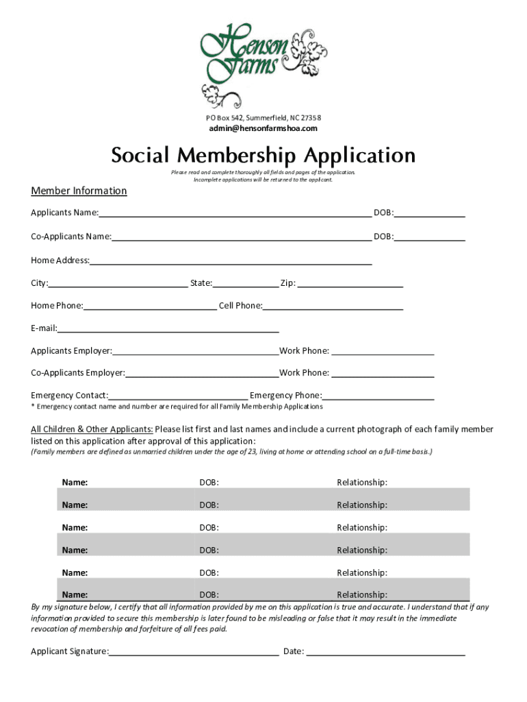 Fillable Online Application Process East Coast Real Estate Group LLC