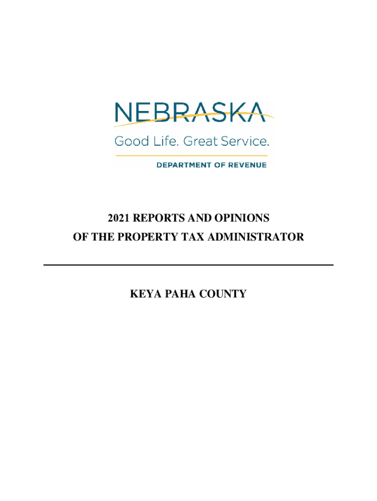 Fillable Online terc nebraska Property Tax and Equalization Calendar