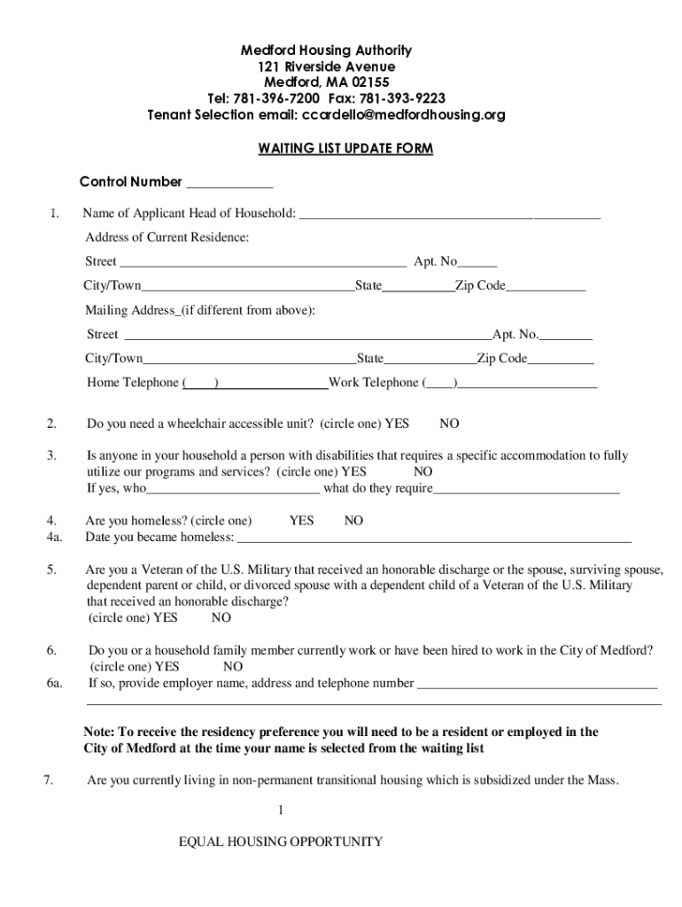 Fillable Online Home Public Housing How to Apply Fax Email Print