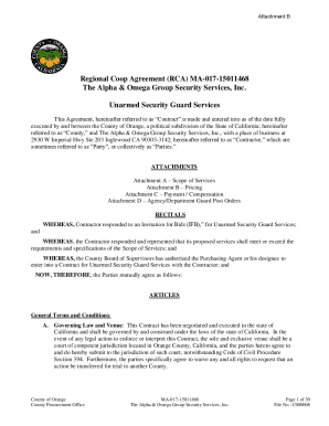 Fillable Online Request for a Cooperative Agreement (RCA) Form Fax ...