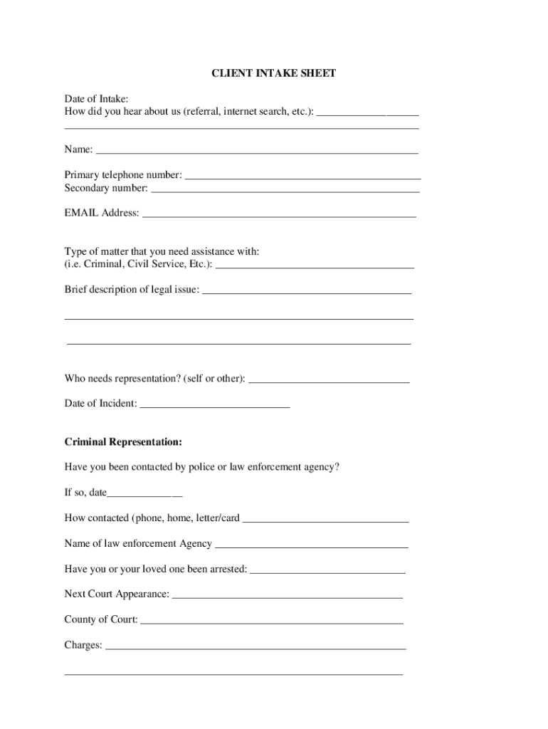 Fillable Online Adult-Intake-Form-Jan-2020.pdf Fax Email Print - pdfFiller