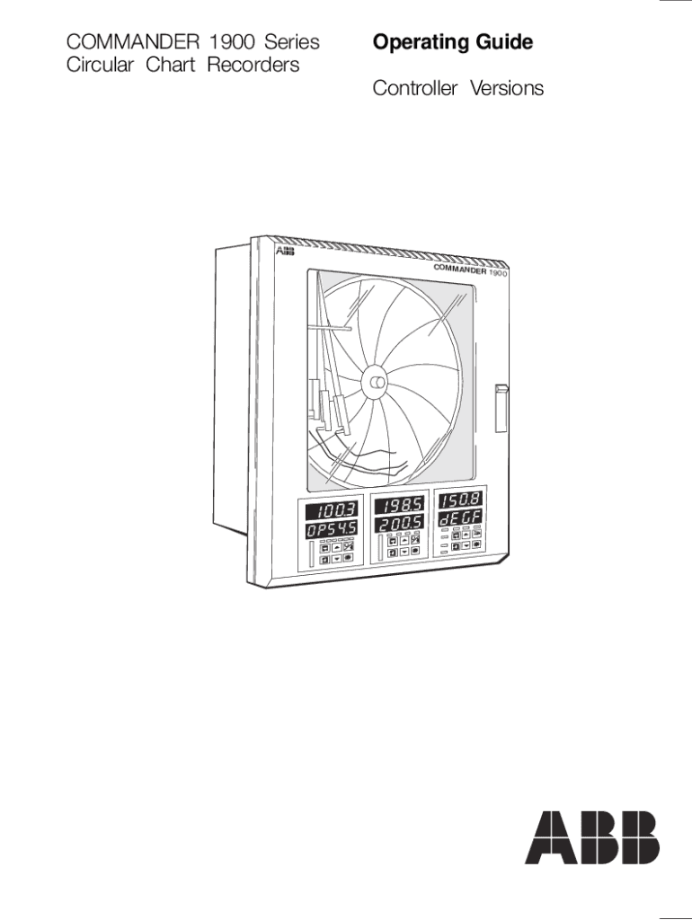 Fillable Online C1900 Series Circular Chart Recorder Fax Email Print