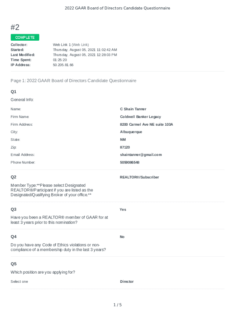 Form preview