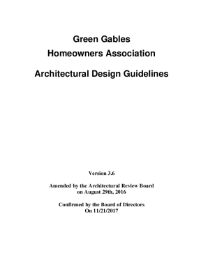 JLR - Green Gables - Revised Guidelines (00039335-2).DOC