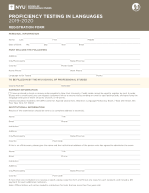 PROFICIENCY TESTING IN LANGUAGES