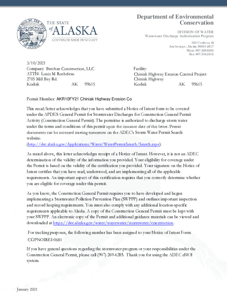 Fillable Online dec alaska Kodiak Fishmeal Company Alaska Online