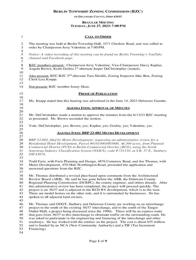 Fillable Online Zoning Officers Delaware County Regional Planning Fax