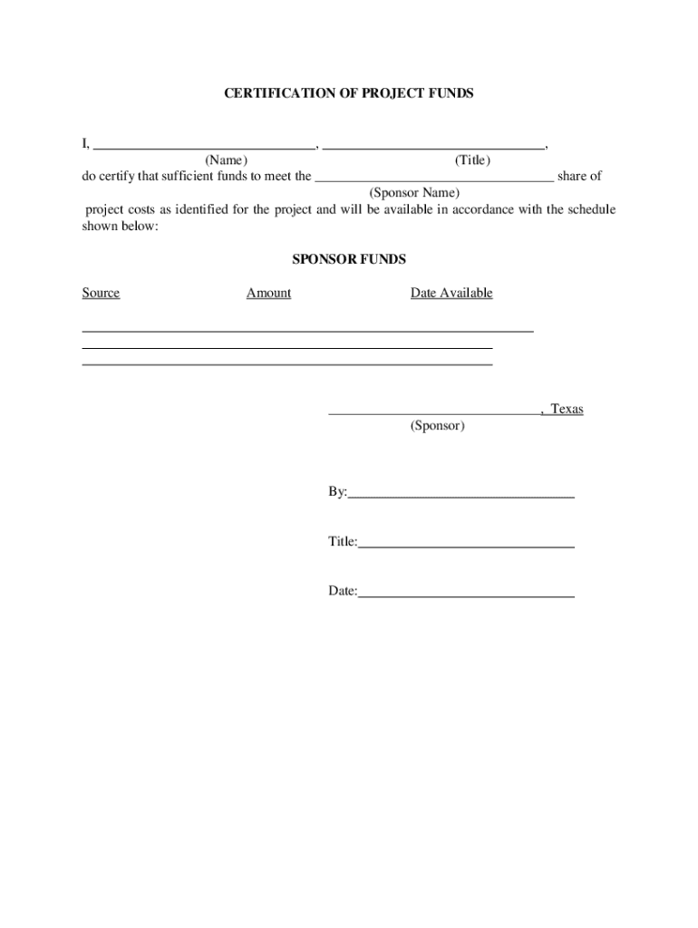 Fillable Online Duties Of The Effective Project Sponsor Fax Email Print