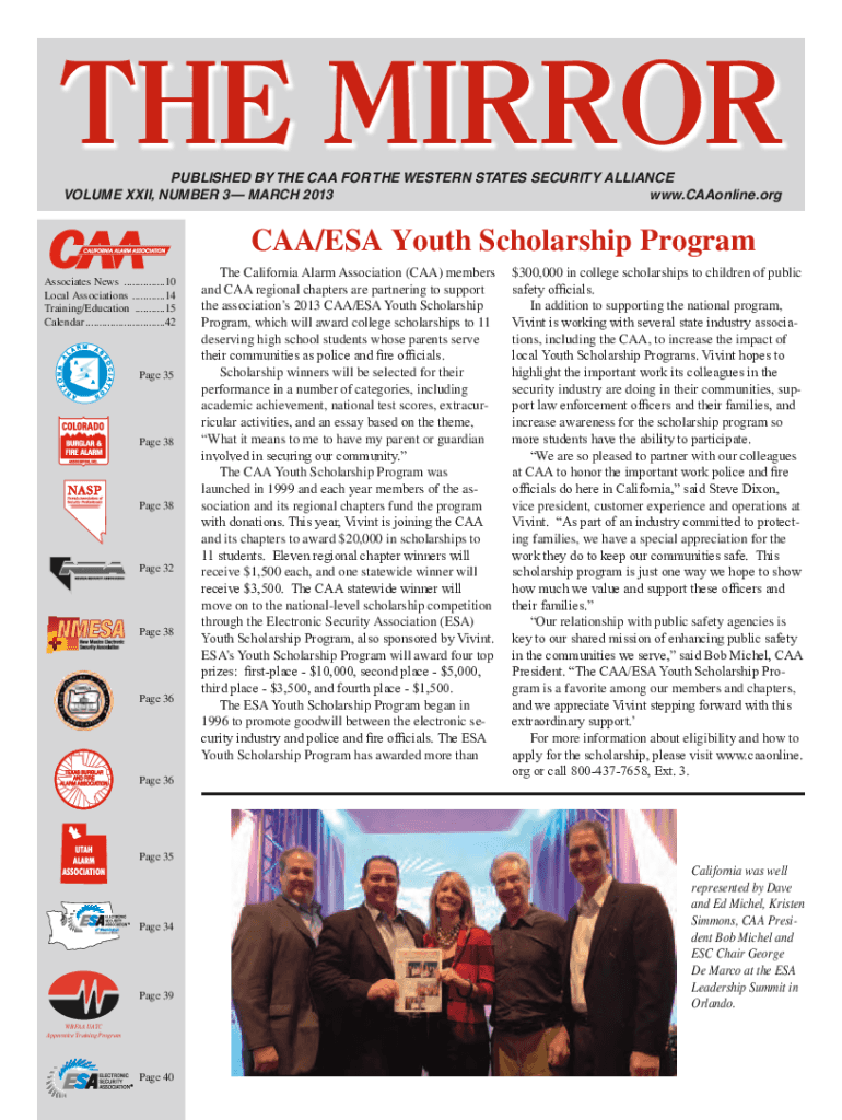 Scholarships For Children Of First Responders Fillable Online Scholarships for Children of First Responders - ESA Fax
