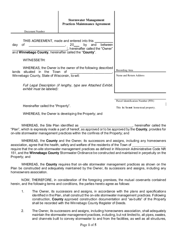 Fillable Online BMP Maintenance Agreement Template Fax Email Print Fillable Online BMP Maintenance Agreement Template Fax Email Print