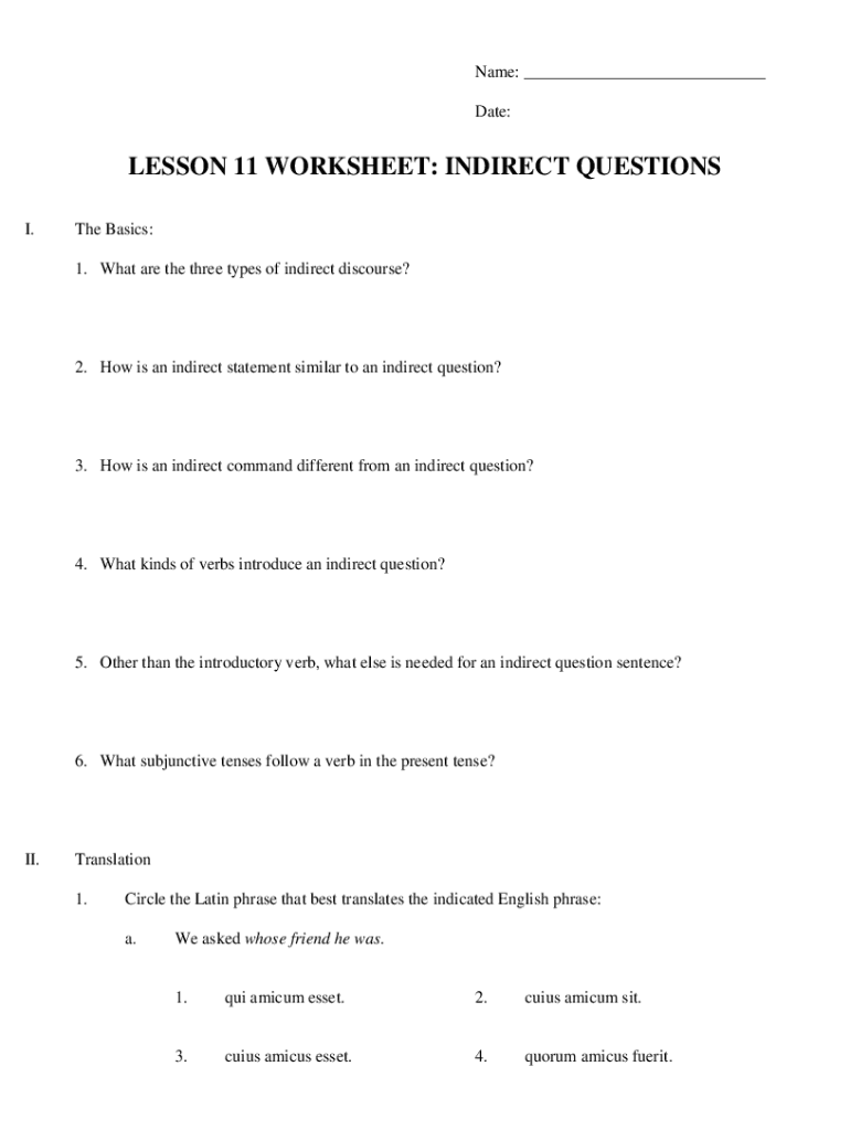 Fillable Online LESSON 34 and 35 WORKSHEET Fax Email Print - pdfFiller