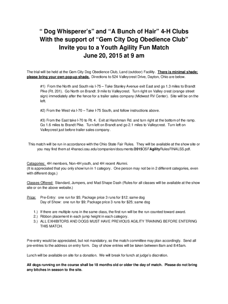 Fillable Online Livestock Quality Assurance May 15th For ALL 4H