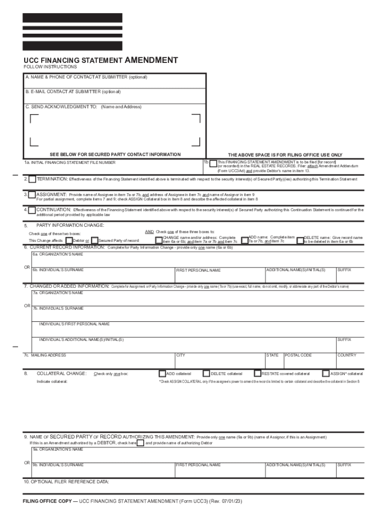 Fillable Online ucc 1 form washington state Fax Email Print - pdfFiller
