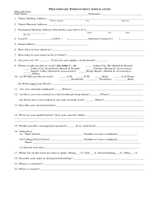 Form preview